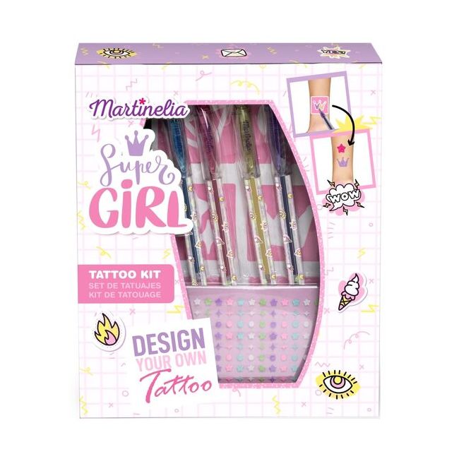 Set tatuaje temporare Body Art Tattoo, Martinelia, 12101