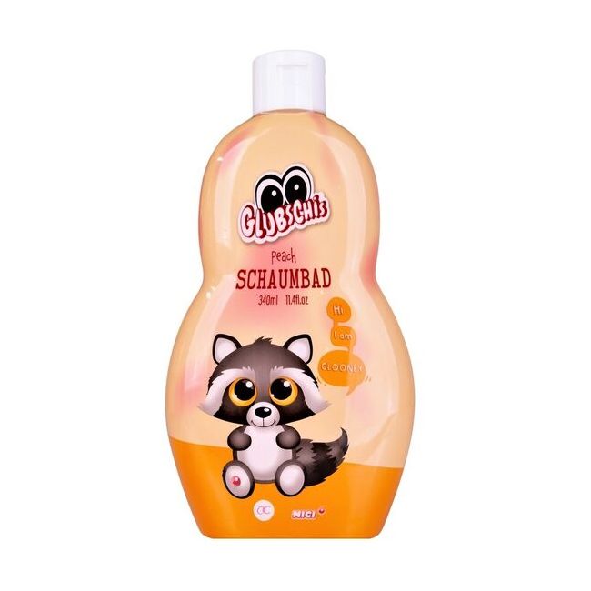 Spuma de baie copii Glubschis, Accentra, 8156368, 340 ml, piersica