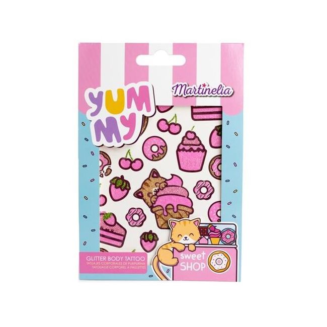 Tatuaje temporare cu glitter Yummy, Martinelia, 62501