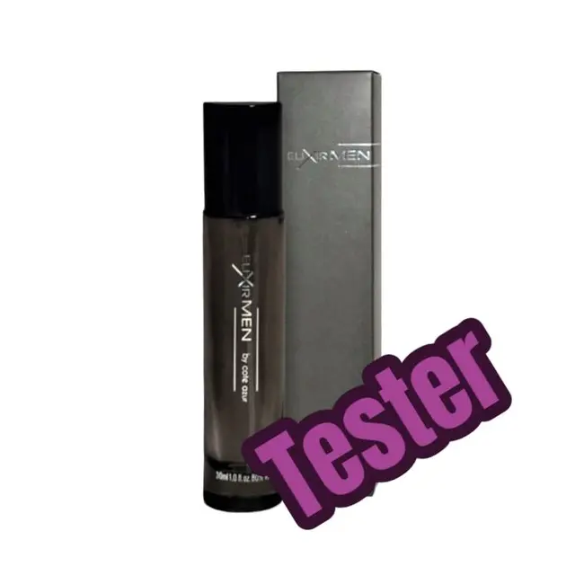 Tester - Apa de toaleta Cote d'Azur, Elixir, Grey, Barbati, 30ml