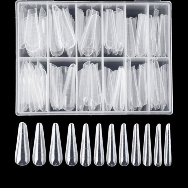 Tipsuri Smart Forms Migdala Ruseasca, 120buc, reutilizabile, full cover