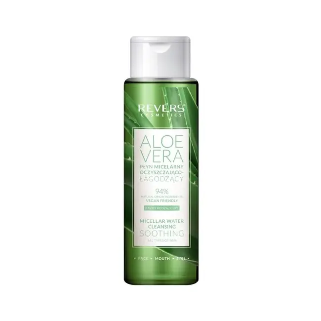 Apa micelara demachianta, cu extract de aloe vera, vegana, Revers, 400 ml