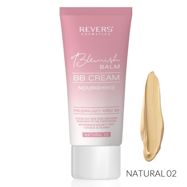 BB Cream, Crema balsam pentru imperfectiuni, Revers, 02 Natural 30ml