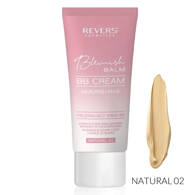 BB Cream, Crema balsam pentru imperfectiuni, Revers, 02 Natural 30ml