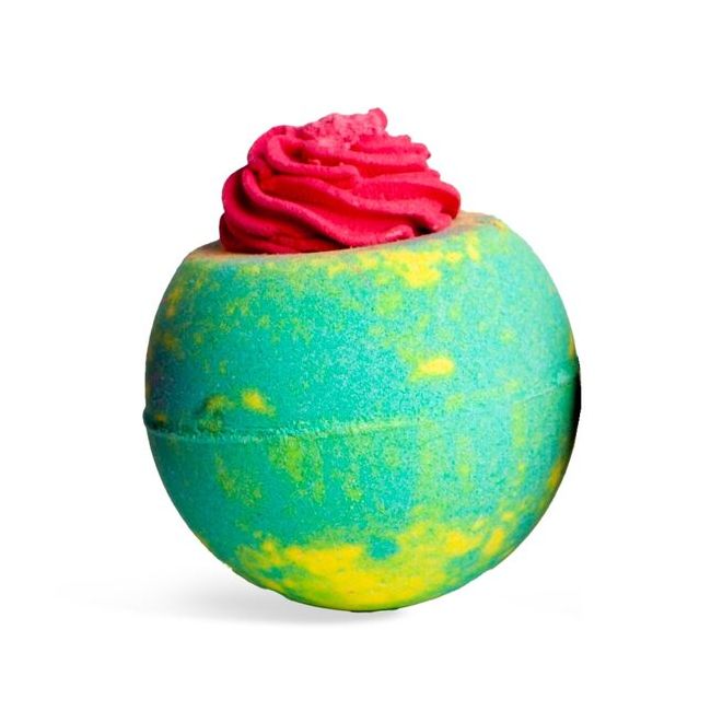 Bila efervescenta de baie Rainbow, IDC Institute 99023R, 100 g