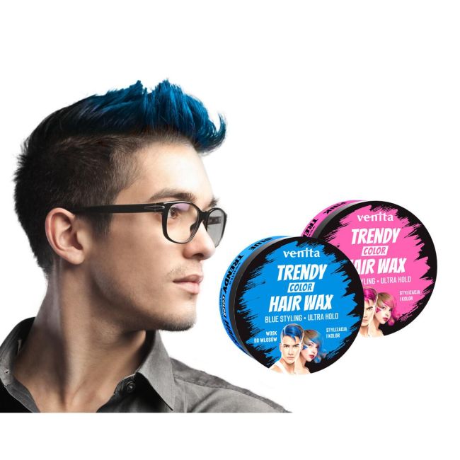 Ceara coloranta pentru par, Trendy Color, albastru 75g