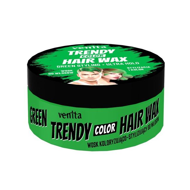 Ceara coloranta pentru par, Trendy Color, verde 75g