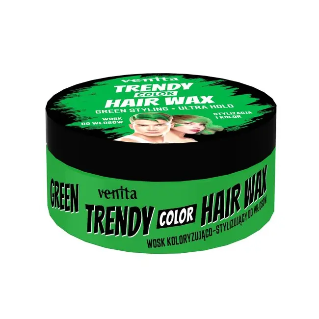 Ceara coloranta pentru par, Trendy Color, verde 75g