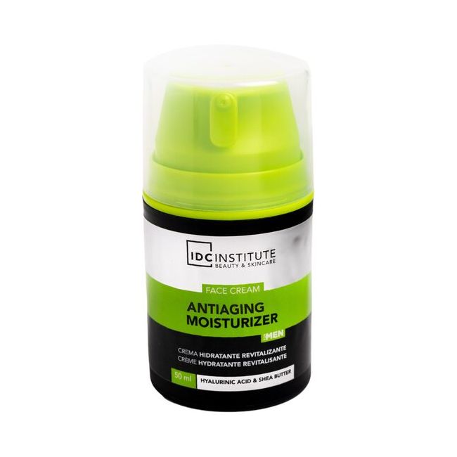 Cremă de față Antiaging & Hidratanta pentru bărbați cu Vitamina E și Centella Asiatica IDC Institute, 50 ml