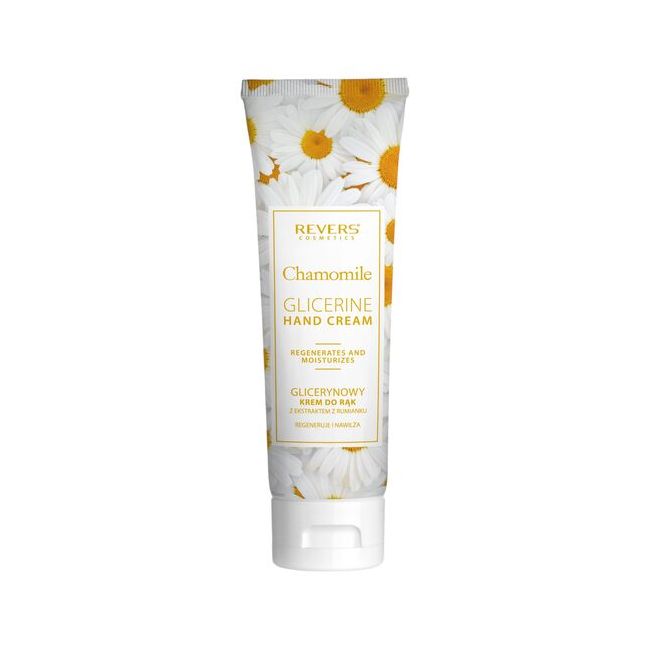 Crema de maini cu glicerina si extract de musetel, Revers, 125ml - hranire si fermitate