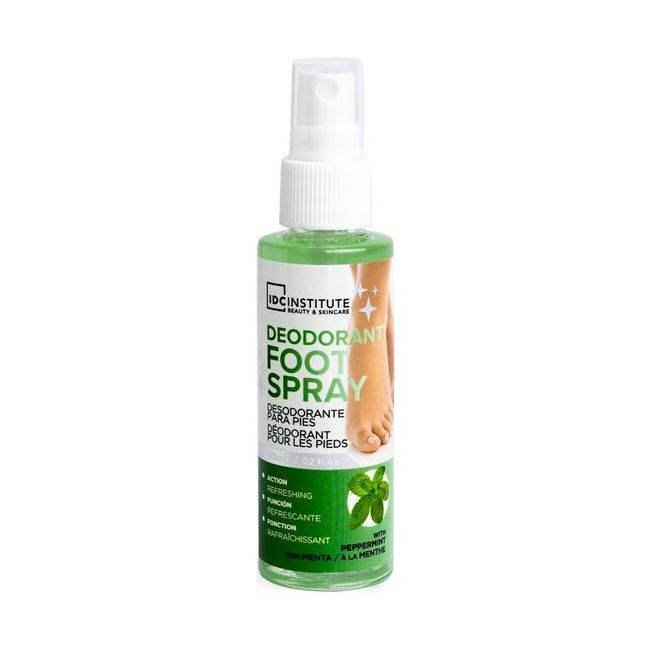 Deodorant pentru picioare cu efect racoritor de menta IDC Institute 90195, 60 ml