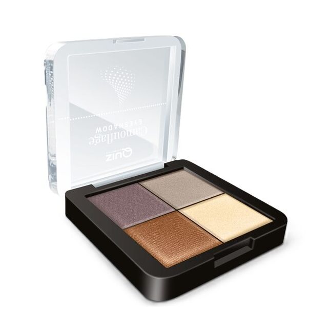 Fard pleoape Camouflage Sahara Nude, Quiz Cosmetics, 4 culori