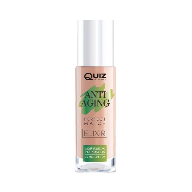 Fond de ten Anti Aging Foundation Ivory, Quiz Cosmetics nr 03, 30ml