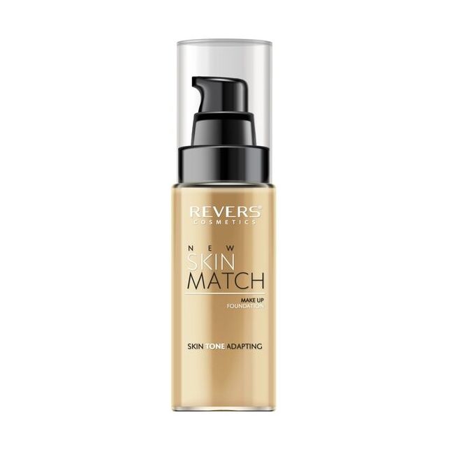 Fond de ten matifiant New Skin Match, cu adaptare la nuanta pielii, Revers, 03, 30ml