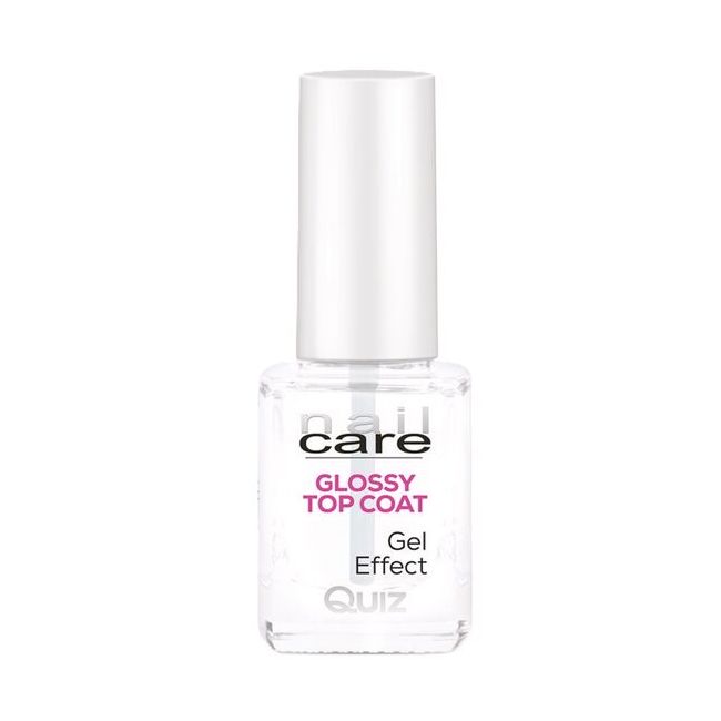 Lac de unghii Top Coat Glossy Quiz Cosmetics, 12ml