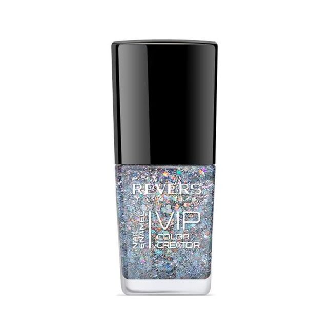 Lac de unghii Vip, 3D, Revers, sclipici multicolor, 12ml, Nr 257