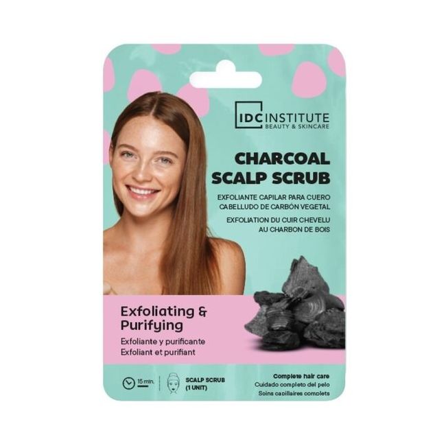 Masca de par exfolianta pe baza de carbune IDC Institute 11129