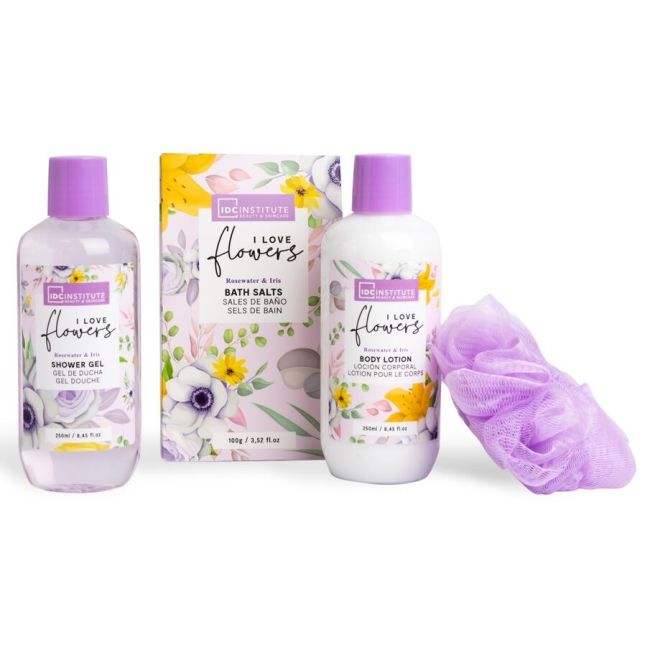 Pachet  6 x Set 4 produse cosmetice I love Flowers, IDC Institute 44052