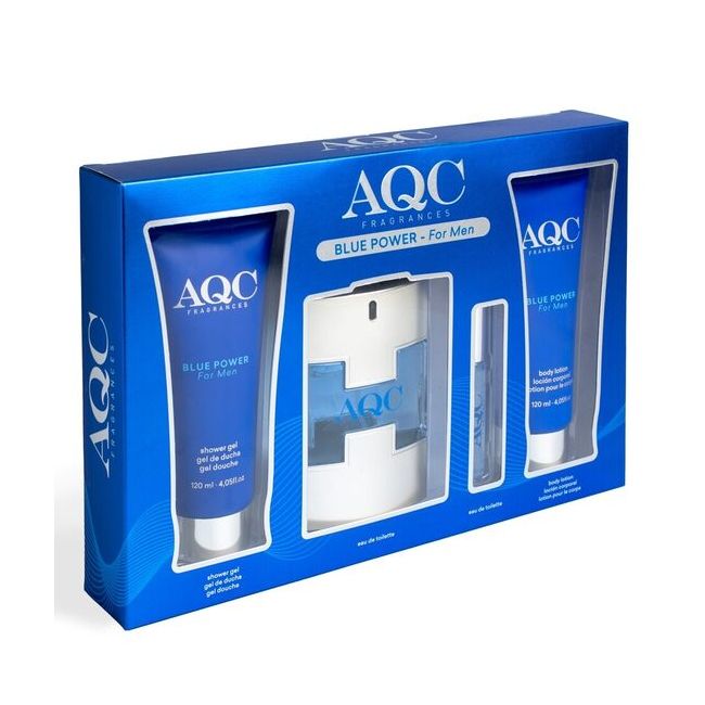 Pachet 6 seturi produse de ingrijire Blue Power, pentru, Aquarius, 355ml + Tester apa de toaleta Blue Men 44028 Gratuit