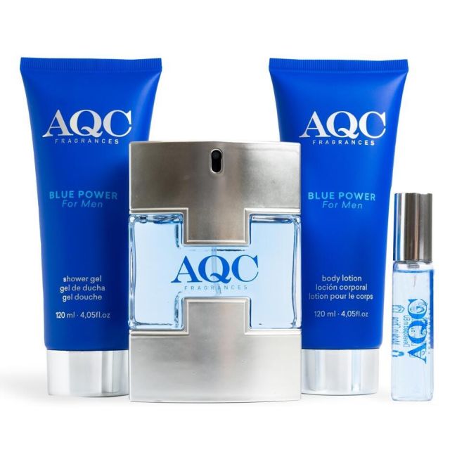 Pachet 6 seturi produse de ingrijire Blue Power, pentru, Aquarius, 355ml + Tester apa de toaleta Blue Men 44028 Gratuit