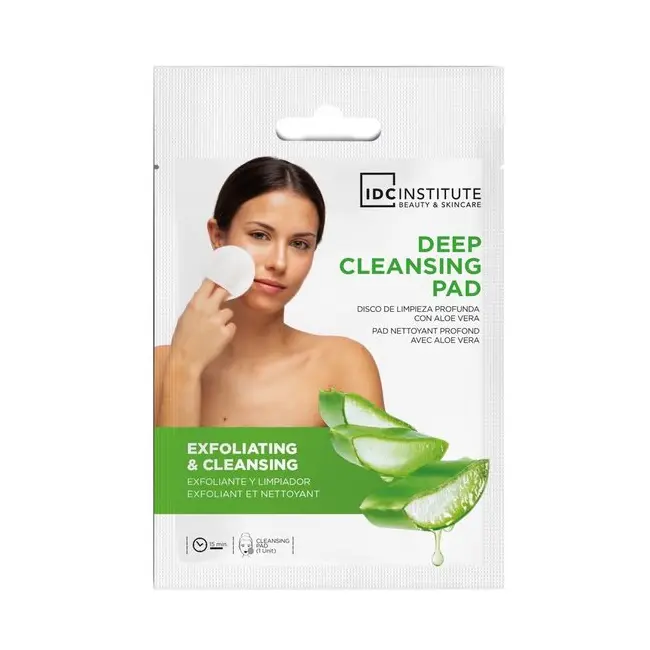 Pad pentru curatare faciala, hidratant si purificator cu extract de aloe vera IDC Institute 85092