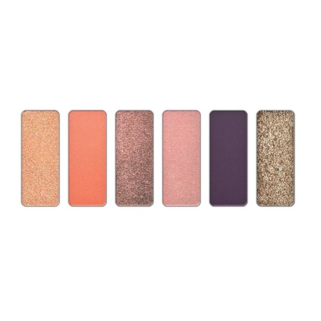 Paleta fard de pleoape cu 6 culori New City Trends, Revers, Nr.15