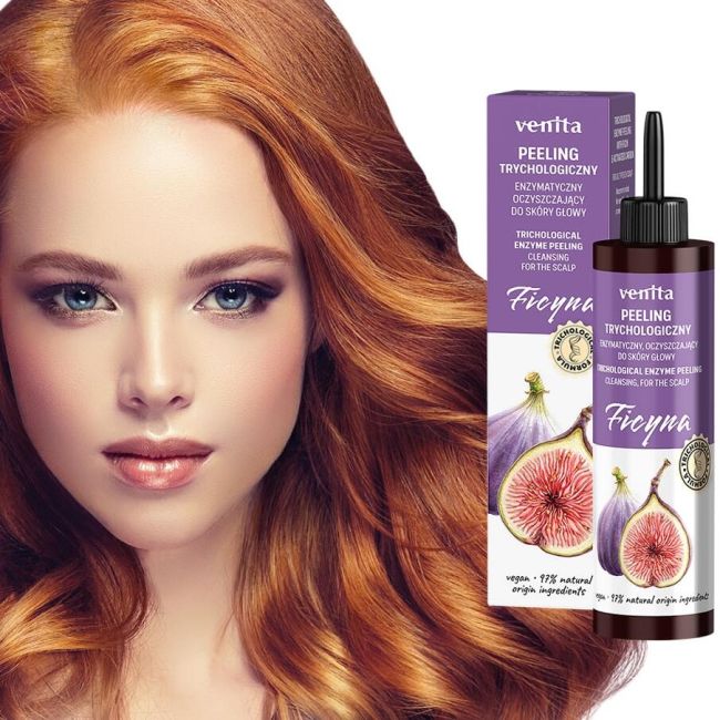 Peeling enzimatic pentru par cu ficina, Venita, 100ml