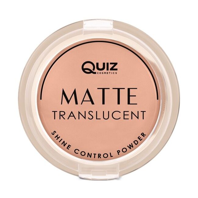Pudra Matte translucent Quiz Cosmetics nr 02, 10g