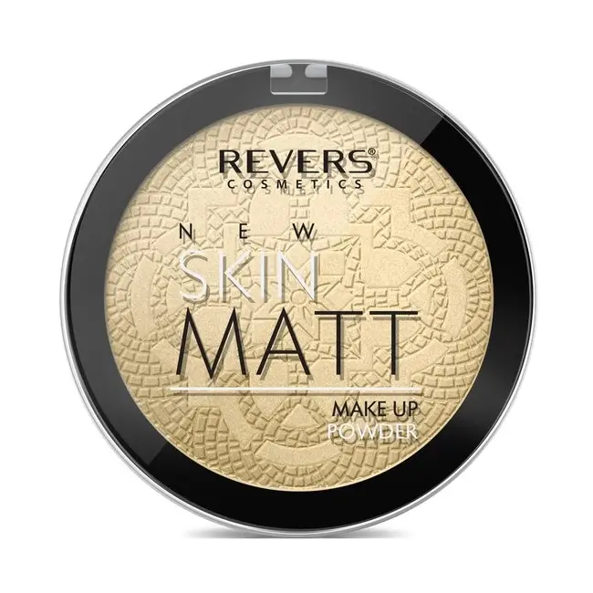 Pudra New Skin Matt, efect matifiere, Nr. 01, Revers 9g