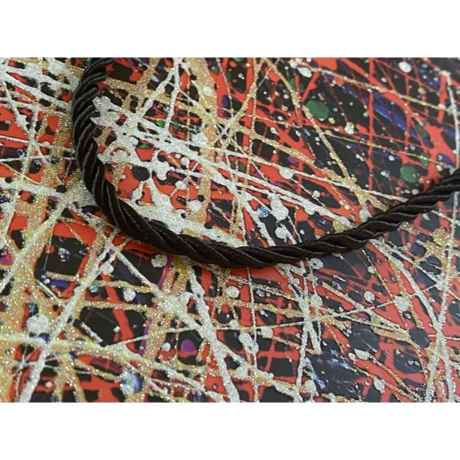 Pungi de cadou, model abstract, M, set de 12 buc - C1-705