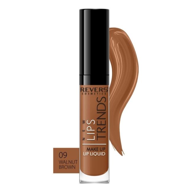Rujul lichid New Lips Trends, Revers, Nr 09 Walnut Brown