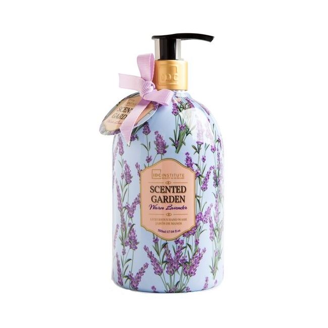 Sapun lichid cu dispenser si aroma de lavanda Scented Garden IDC Institute 40191, 500ml