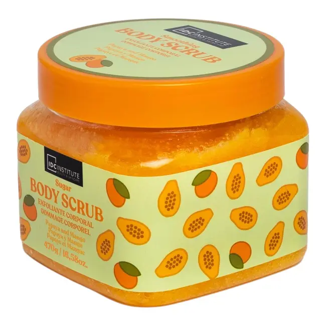 Scrub exfoliant pe baza de zahar cu  papaya & mango, IDC Institute, 12210 , 470g