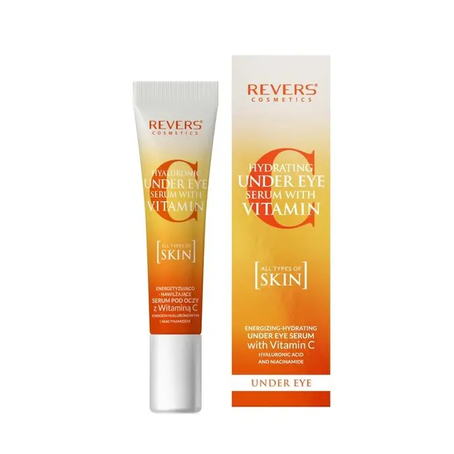 Ser pentru ochi cu Vitamina C, acid hialuronic si niacinamidă, Revers, 15ml