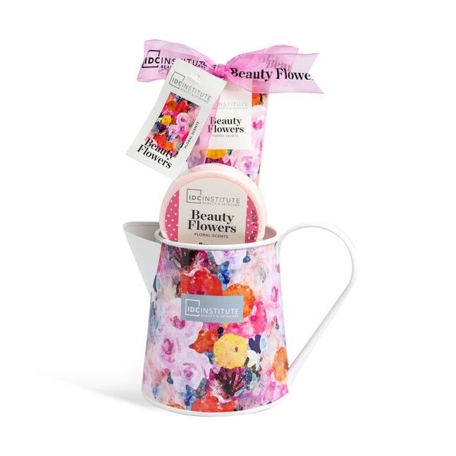Set 2 produse cosmetice Beauty Flowers IDC Institute 44040, 90 ml si 90 g