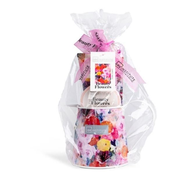 Set 2 produse cosmetice Beauty Flowers IDC Institute 44040, 90 ml si 90 g