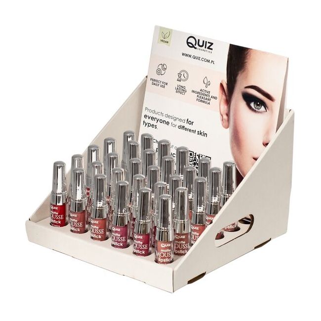 Set 36 bucati Ruj Liquid Matte Mousse , Quiz Cosmetics