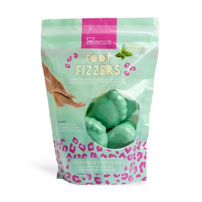 Set 4 bile de baie pentru picioare Foot Fizzers  IDC Institute 90107, 30 g