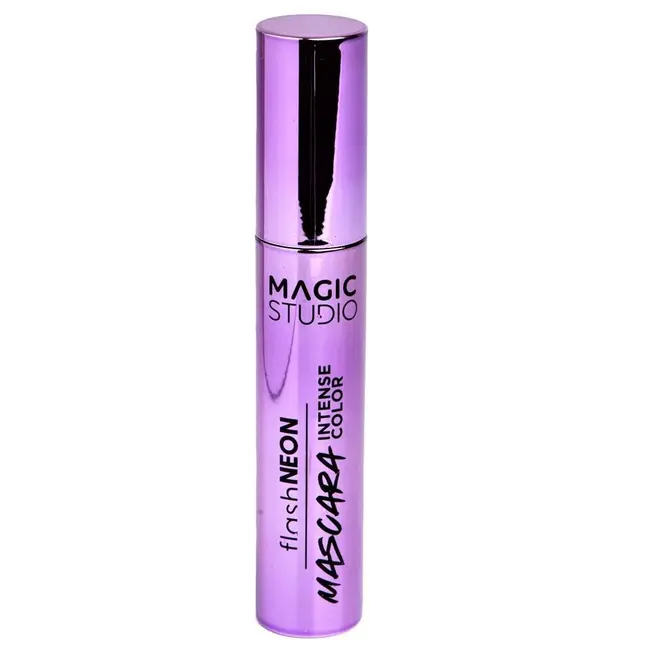Set 4 bucati Mascara Neon Intense Color, Magic Studio 50519, 10 ml - albastru, mov, rosu, verde)