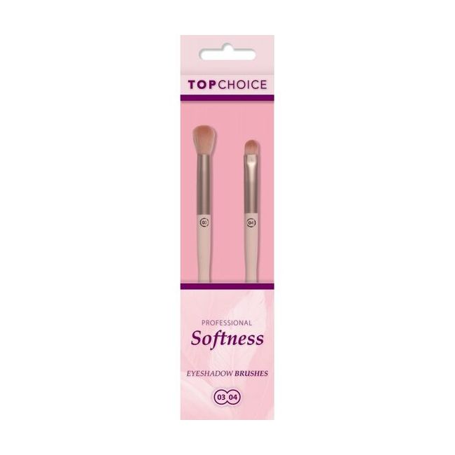 Set Pensule pentru fard de pleoape Softness, Top Choice 30048