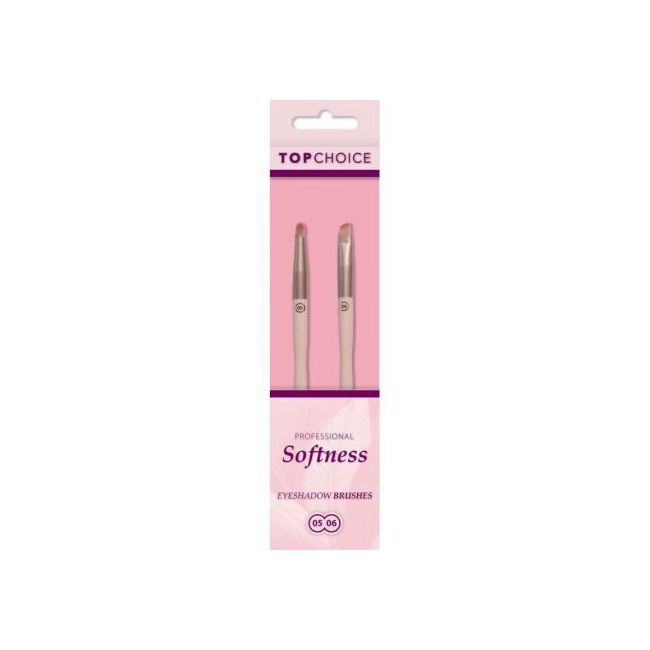 Set Pensule pentru fard de pleoape Softness, Top Choice 30055