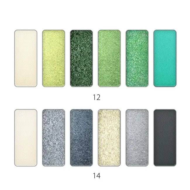 Set mix 12 farduri de pleoape New City Trends, Revers, nr 11, 12, 13, 14