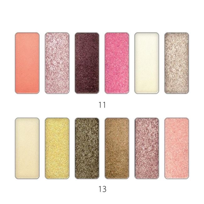 Set mix 12 farduri de pleoape New City Trends, Revers, nr 11, 12, 13, 14