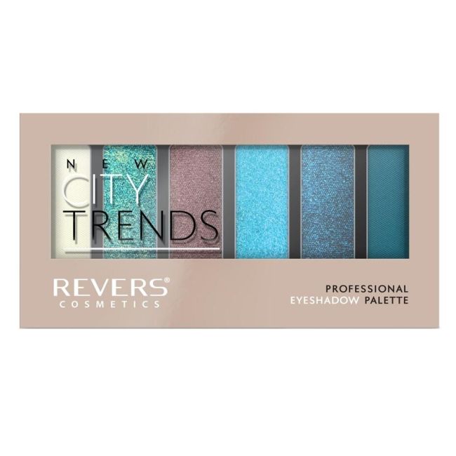 Set mix 12 farduri de pleoape New City Trends, Revers, nr 15, 16, 17, 18