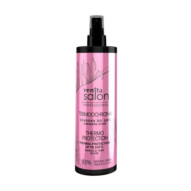 Spray pentru coafat cu protectie termica pana la 250°C, Henna Care, Venita, 200ml