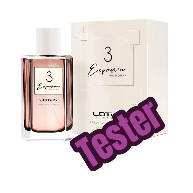 Tester Apa de parfum 3 Expression, Revers, Femei, 100ml