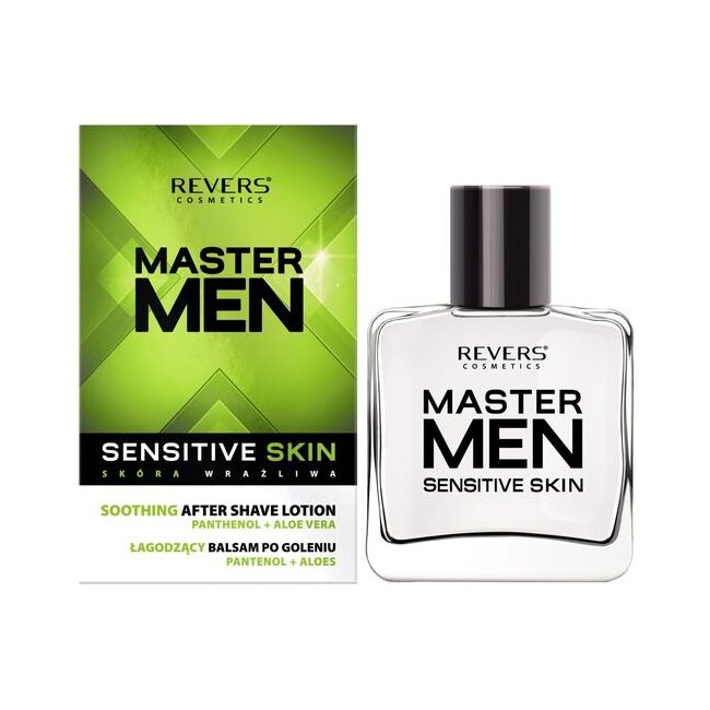After shave balsam dupa ras, pentru ten sensibil cu panthenol si aloe vera, Revers, 100ml