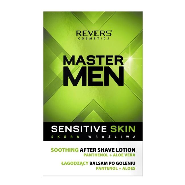 After shave balsam dupa ras, pentru ten sensibil cu panthenol si aloe vera, Revers, 100ml
