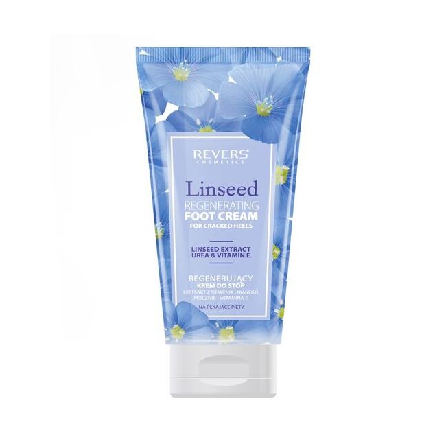 Crema pentru picioare cu extract de in, regeneranta, pentru calcaie crapate, Revers, 150ml