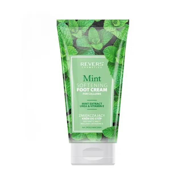 Crema pentru picioare cu extract de menta, efect de catifelare, anti-calus, Revers, 150ml